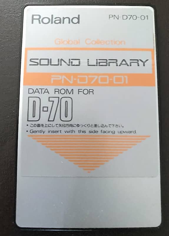 ROLAND D-70 GLOBAL COLLECTION カード MATRIXSYNTH: ROLAND D-70 SUPER LA SYNTHESIZER ROM & RAM