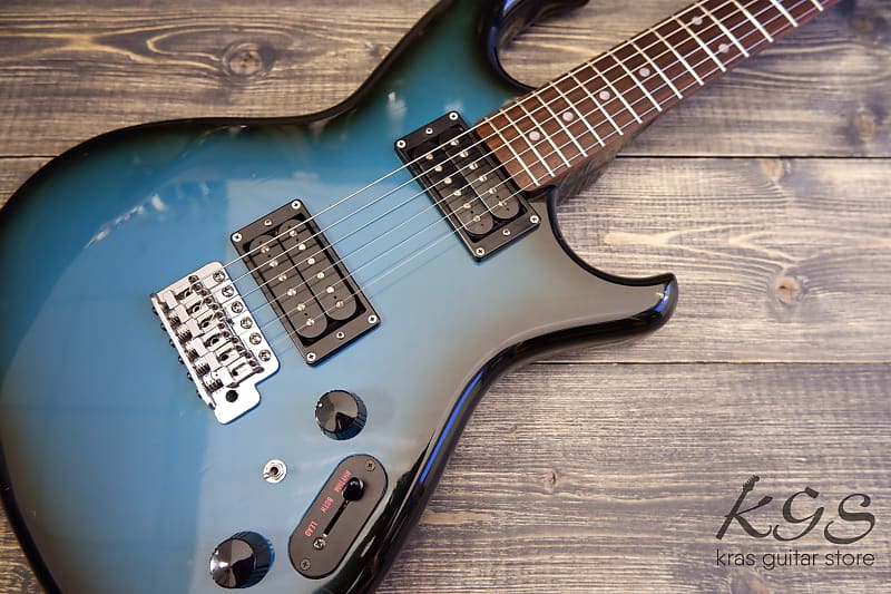 Aria Pro II RS Inazuma-V II 1984 Blue-Black Sunburst | Reverb 