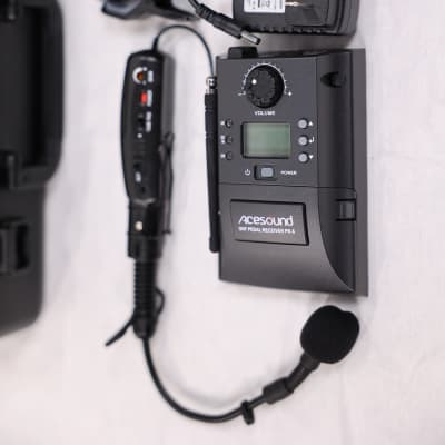 Ace Sound UHF Clip-On Wireless Mic 2019 Black image 5