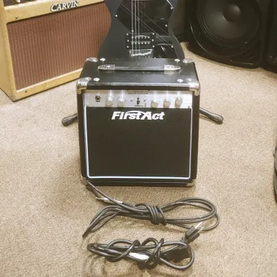 First Act 222 Adam Levine signature model 2009 Dark Gray and First Act M2A 110 guitar amplifier for sale