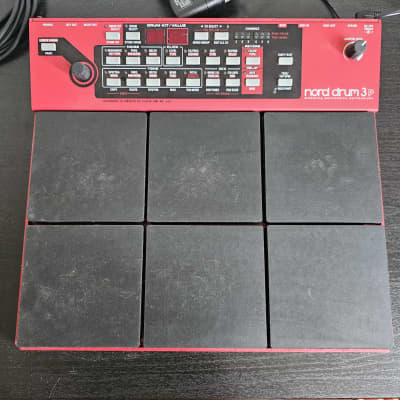 Nord Drum 3P 6-Channel Modeling Percussion Synthesizer 2016 - Present - Red image 1
