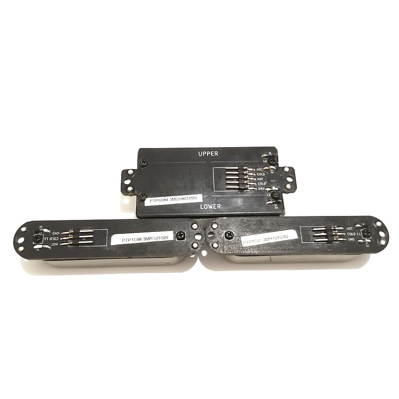Ibanez Quest Q58-R1-R1 HSS Pickup Set - Brushed Stainless Ibanez Quest Q58-R1-R1 HSS Pickup Set - Brushed Stainless