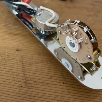 Fender Telecaster Wiring Harness Upgrade 500k CTS/ Bourns Pots PUSH/PULL Coil Split .022 Orange Drop Cap Oak Grigsby Switch PLATE/KNOBS image 13