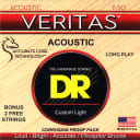DR Strings Veritas Phosphor Bronze Acoustic Guitar String 11-50 (VTA-11)