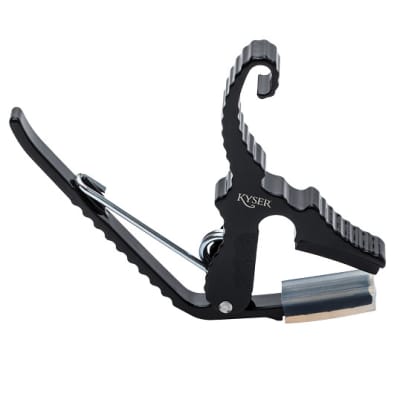 Kyser Short-Cut Partial Capo for Inner 3 Strings (Esus and Amaj) Black image 2
