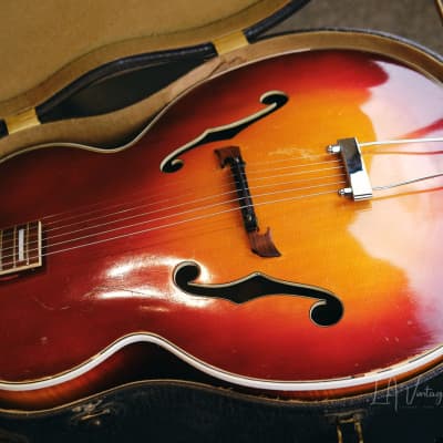 Kay Sherwood Deluxe Archtop Guitar - Late 40's to Early 50's - Sunburst Finish image 22