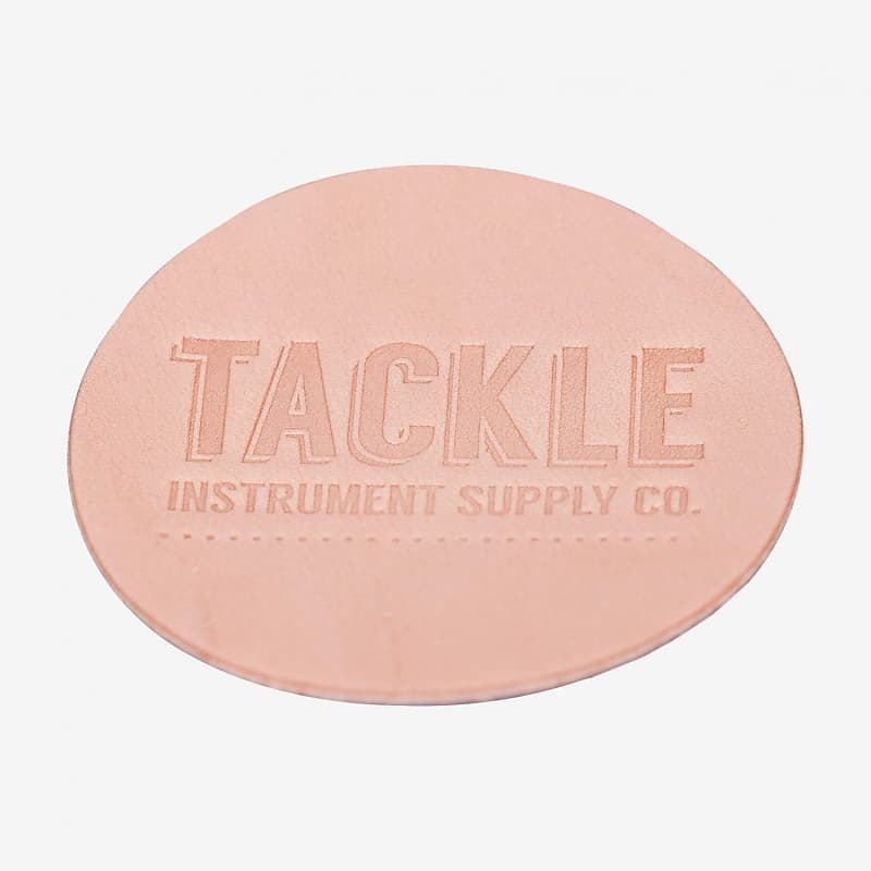 Tackle - SLBDBPN - Small Leather Bass Drum Beater Patch - Natural image 1