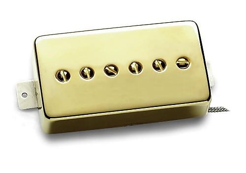 Seymour Duncan SPH90-1n P-90 Phat Cat Neck Pickup, Gold Cover image 1