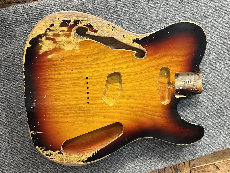 MJT Peter Florance Thinline Telecaster Body 3 lbs. 6 oz