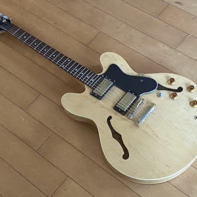 1998 Epiphone Dot Deluxe Natural Made in Korea (MIK) — Free Pro Setup image 9