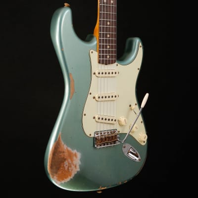 Fender Custom Shop Ltd 63 Stratocaster Heavy Relic Sherwood Green 7lbs 9.8oz image 9