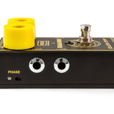 MXR CSP042 Third Man Hardware Double Down Boost Pedal  Black w/yellow knob covers. New! image 5