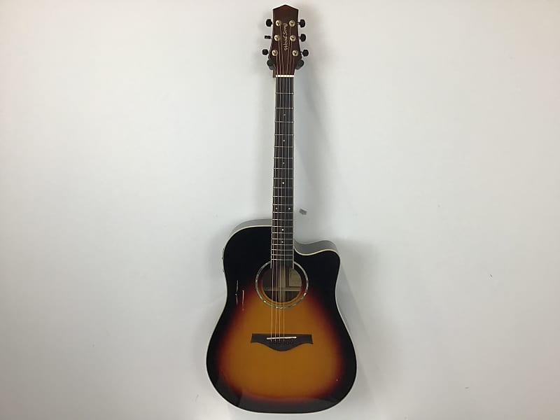 Used WOODSONG DCEJSB Acoustic Guitars Sunburst Reverb