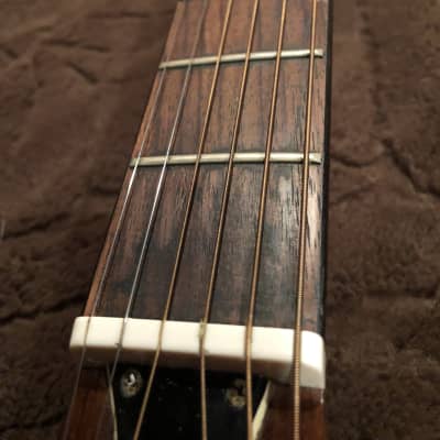 VINTAGE 1970s/80s UNIVOX ACOUSTIC NATURAL GUITAR - MADE IN JAPAN w/ GIG BAG CASE image 22