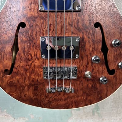Warwick Masterbuilt Star Bass II Bubinga 2024 - Natural Transparent Satin image 3