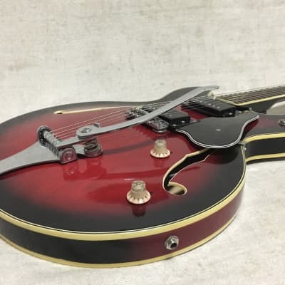 Vintage Tempo Hollow body 1960’s Red burst image 5