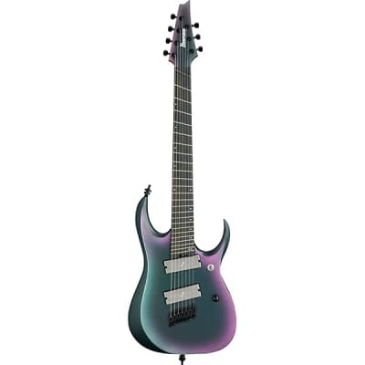 Ibanez  RGD71ALMS Axion Label Multi-Scale 7-String Electric Guitar 2024 -  Black Aurora Burst image 3