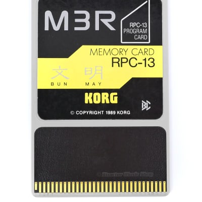 KORG M3R Original Memory ROM Card RPC-13 BUN MAY für M3R / TOP + 1 JAHR GEWÄHR!✅