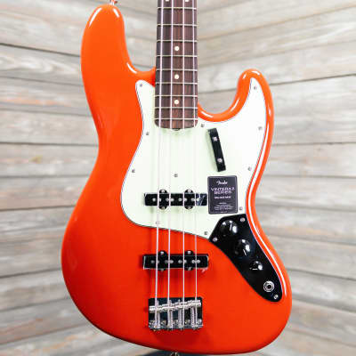 Fender Japan Tomomi Signature Jazz Bass 2023 Clear Fiesta Red | Reverb