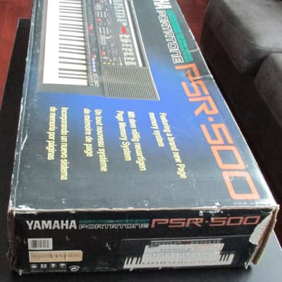 Yamaha PSR-500 Portatone Workstation Keyboard Piano Synth MIDI IN ORIGINAL BOX 1990s image 11