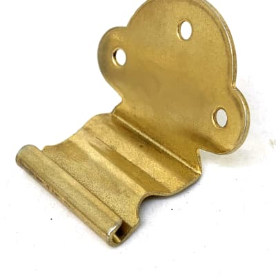 GuitarSlinger Parts Aged Gold Long Diamond Trapeze Tailpiece For Gibson Archtop Guitars L-50 L48 ES- image 9