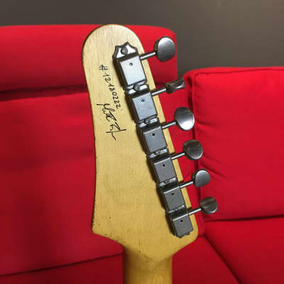 Made to Order - FRANCHIN Mars guitar Relic Aged 100% Nitro Lacquer (many colors) T-type Made in Italy image 9