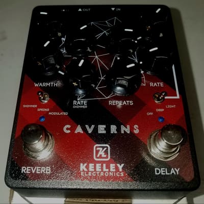 【限定価格】Keeley Caverns V2 BLACK&RED Amazon | Keeley Caverns V2 ディレイ/リバーブエフェクト