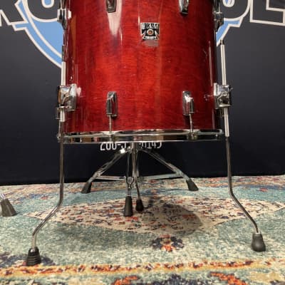 Tama - 18x16" Superstar Floor Tom 1980's - "Neil Peart" Cherry Wine image 2