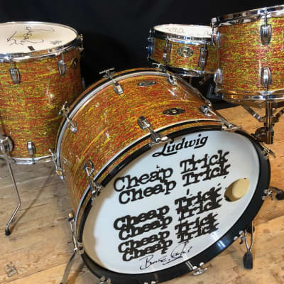 Bun E. Carlos’s Cheap Trick Ludwig Legacy Signature Set and Snare #2, The ONLY Matched Set! image 1