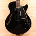 D'angelico Excel EX-SS Semi-Hollow Electric Guitar - Rosewood Fingerboard, Black