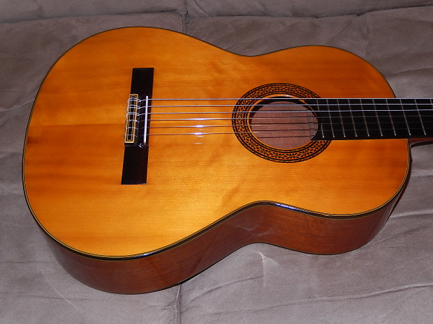 ギター Shinano 25 ハードケース付き　JAPANビンテージ　日本製 HAND MADE IN JAPAN VINTAGE SHINANO SC25 CLASSICAL GUITAR IN