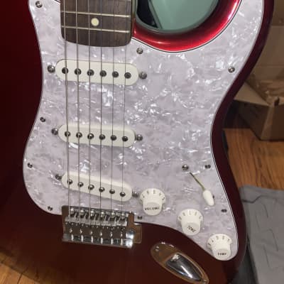 Squier Vintage Modified Surf Stratocaster 2012 - 2018 - Candy Apple Red image 4
