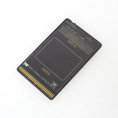 Korg MCR-03 Memory Card RAM 256kbits for M1 Wavestation 1980s