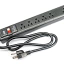 Elite Core SP6-SURGE Stage Power Strip with Surge Protection 6 Outlets
