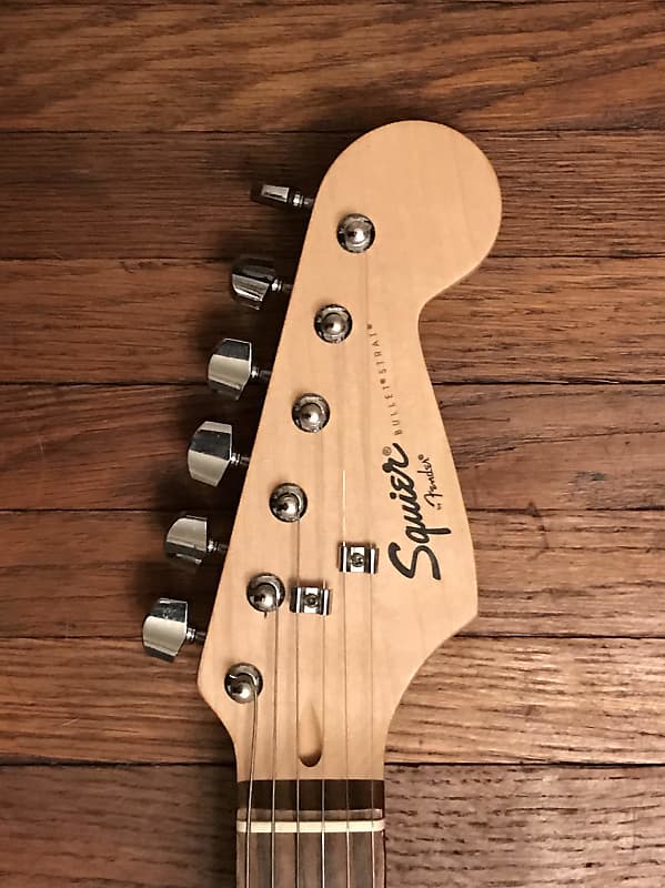 Squier Bullet Stratocaster Hardtail Electric Guitar 2001 Red