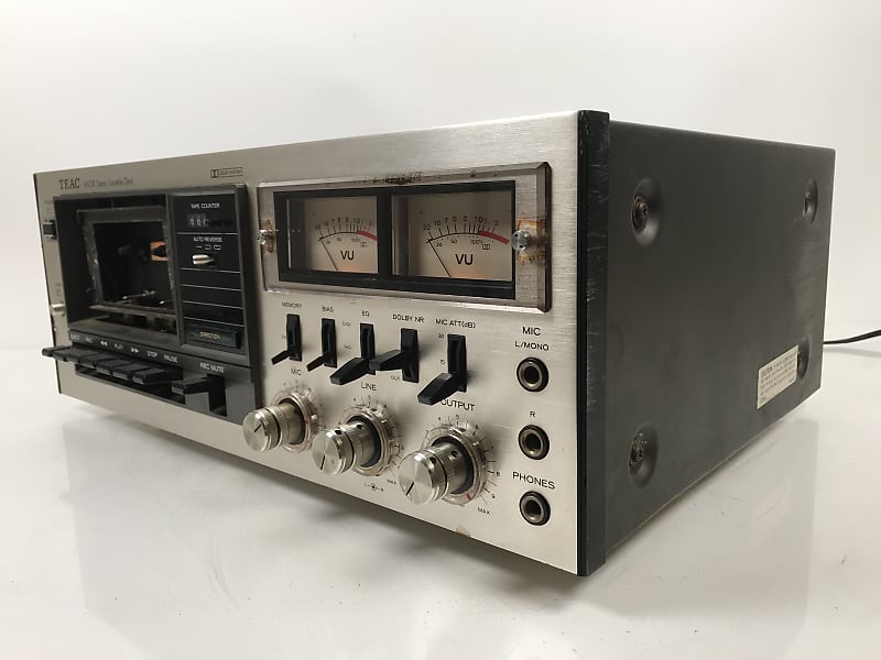 Teac A-601R 2-Head Cassette Deck  			