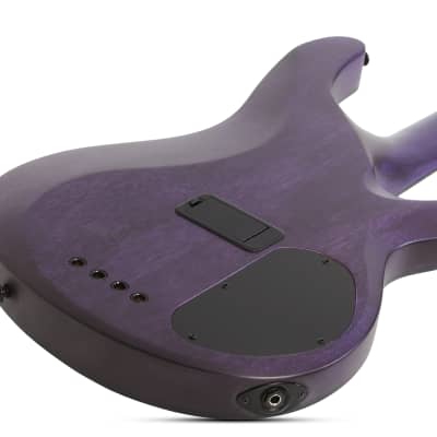 Schecter C-4 GT Bass LH Satin Trans Purple image 4