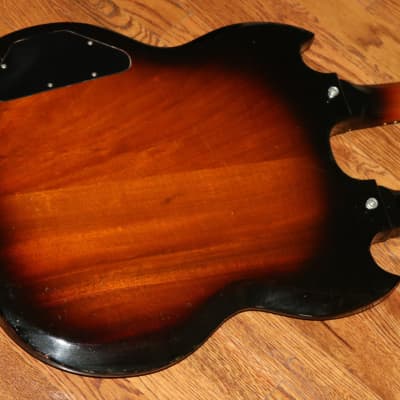 1968 Gibson EBS-1250 Double neck guitar Rare with Fuzztone image 8
