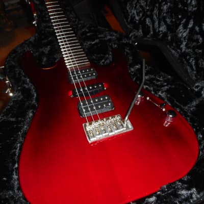 Marchione CarveTop (1 of 1 made) Spruce body/one piece Rosewood neck (Summer Namm 2018) Deep Mahogany Red for sale