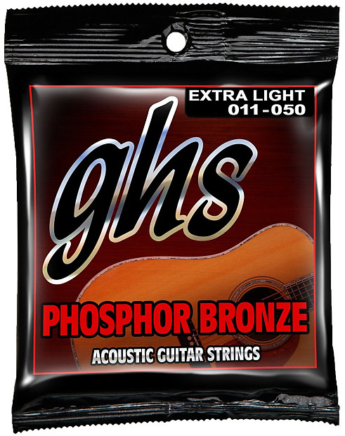 GHS S315 Phosphor Bronze Acoustic Guitar Strings - Extra Light (11-50) image 1