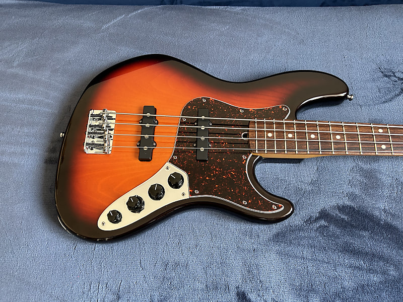US Fender Jazz Bass Deluxe Suhr Era 1996 Active EQ - Sunburst image 1
