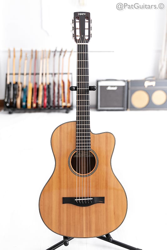 2011 Colin Keefe Rowan Pro Acoustic Guitar in Natural image 1