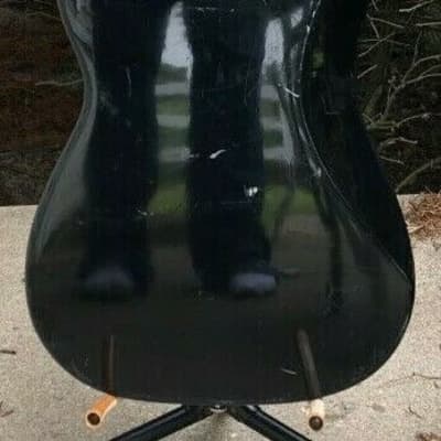 Silvertone Black Electric Bass Guitar image 5