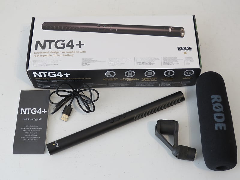 RODE NTG4+ Plus Professional Shotgun Microphone – Mint & | Reverb