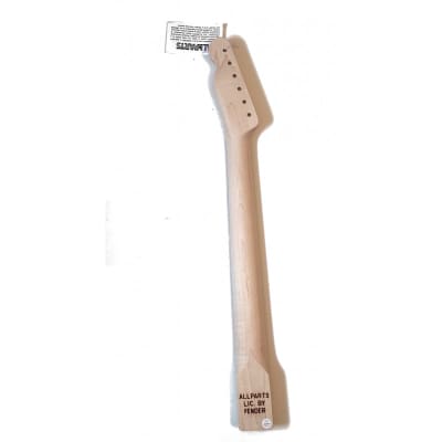 All Parts® neck for tele® 7.25" LBF maple rosewood 21 frets unfinished image 3