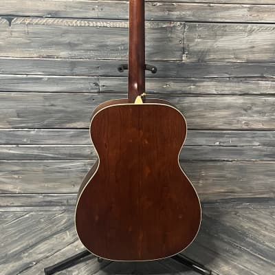 Martin Left Handed OME Cherry FSC® Certified Acoustic Electric Guitar image 7