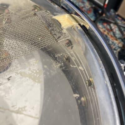 Yamaha 14x5" Steel Shell Snare Drum, No Badge 1980s - Chrome image 18