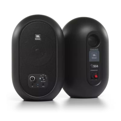 JBL Desktop Professional Reference Monitors Pair with Bluetooth (Black) image 6