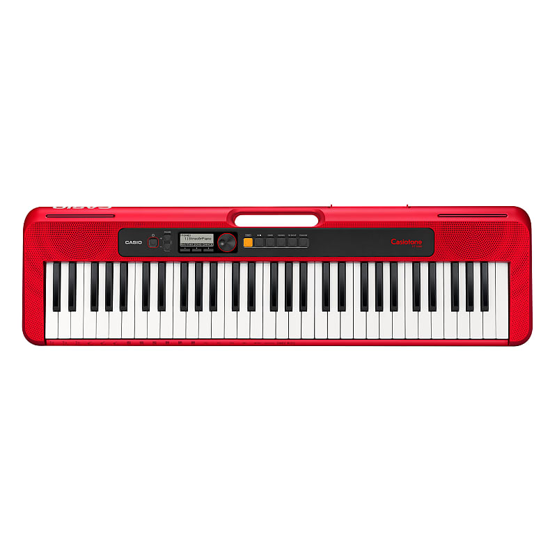 Casio CT-S200 Casiotone 61-Key Portable Keyboard Red