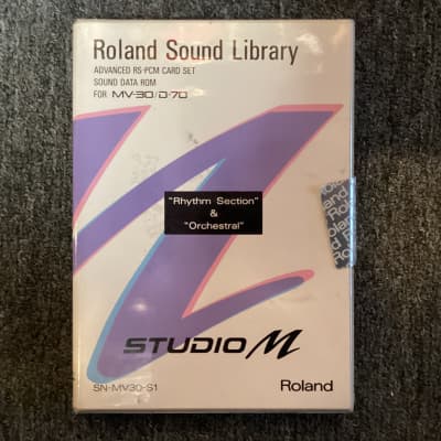 Roland Sound Library for MV-30 D-70 SN-MV30-02 SN-MV-30-01